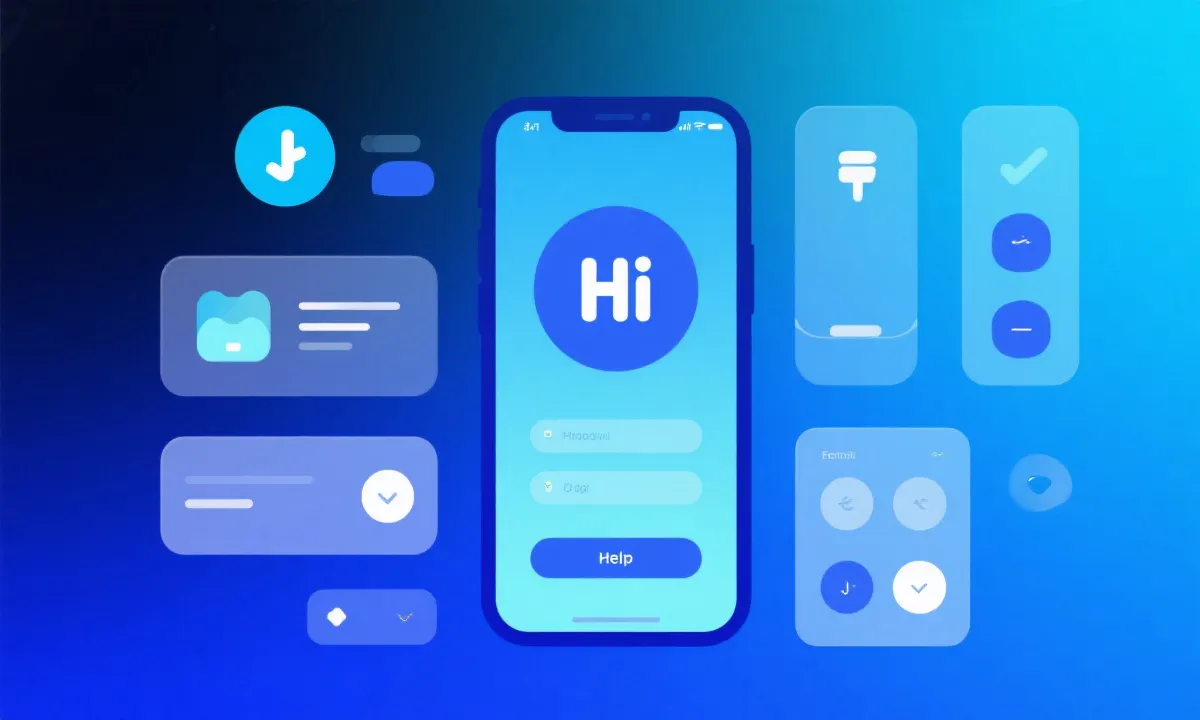 帮助中心与移动端示意图